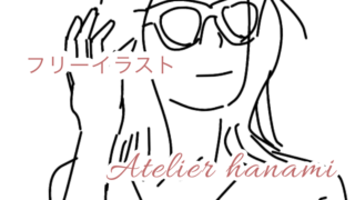 フリーイラスト 読書する女性 クラシックスタイルのイラスト はなのす