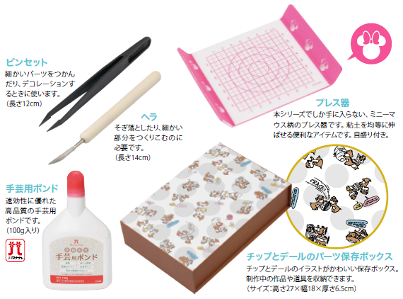 樹脂粘土でつくる ディズニーミニチュアフード/プレゼント